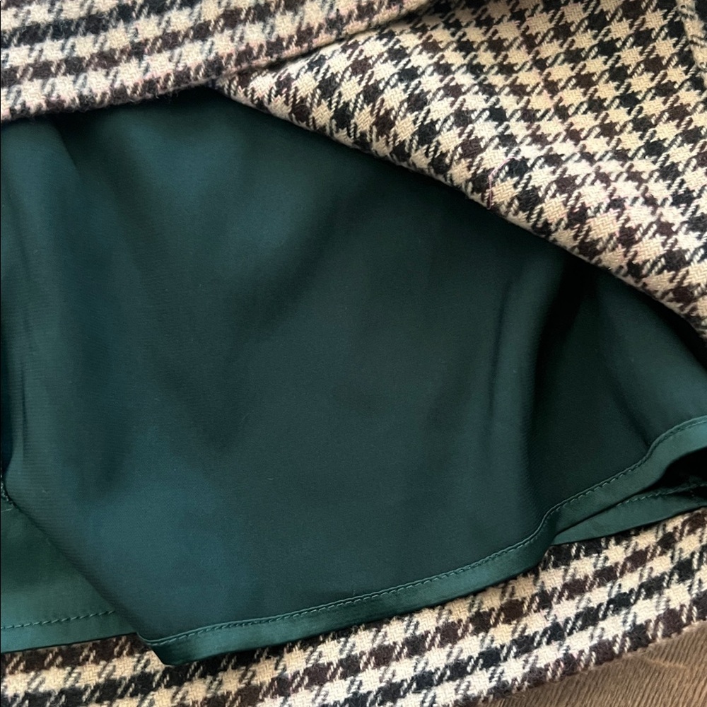 Scotch & Soda Miniskirt In Heritage Check Brown . Size L - Picture 14 of 15